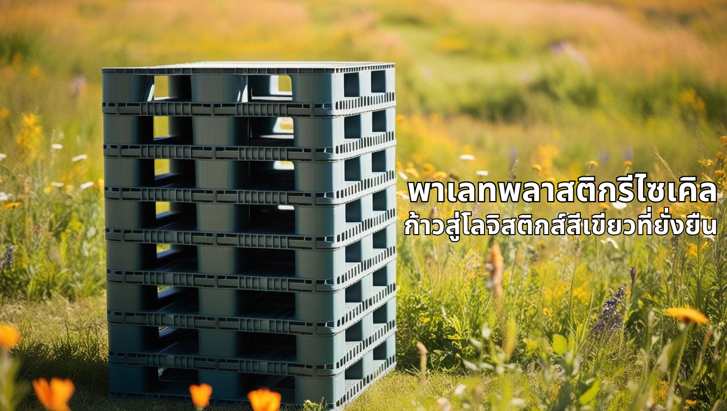 พาเลทพลาสติกรีไซเคิล ก้าวสู่โลจิสติกส์สีเขียวที่ยั่งยืน